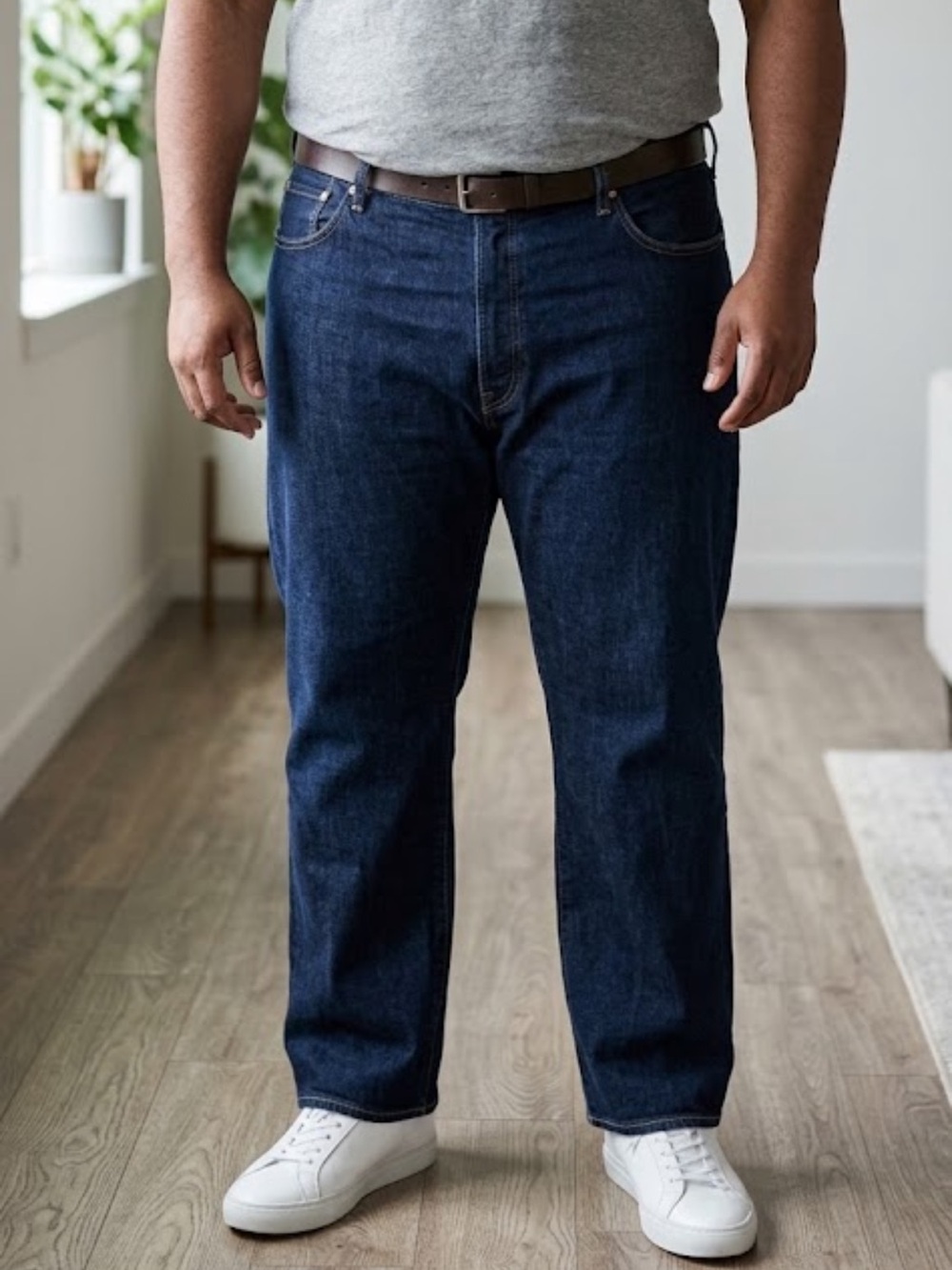 Polo Ralph Lauren Hampton Relaxed Straight Jeans Blue 50x30 Big & Tall
C